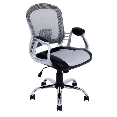 Workspace Executive Office Chair Leatherette And Mesh - CorLiving - Image 8