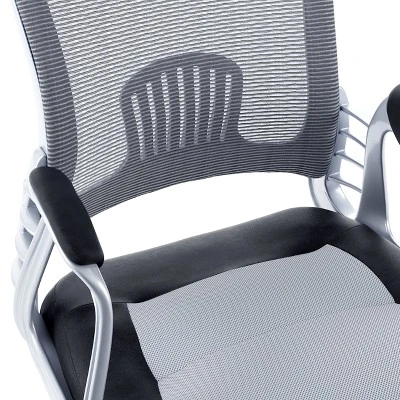 Workspace Executive Office Chair Leatherette And Mesh - CorLiving - Image 6