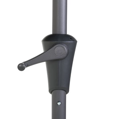 10' Tilting Market Patio Umbrella With Side Flaps - CorLiving - Image 6