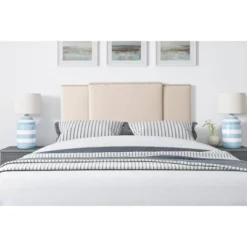 Full Queen/ King Fairfield Expandable Headboard Cream - CorLiving