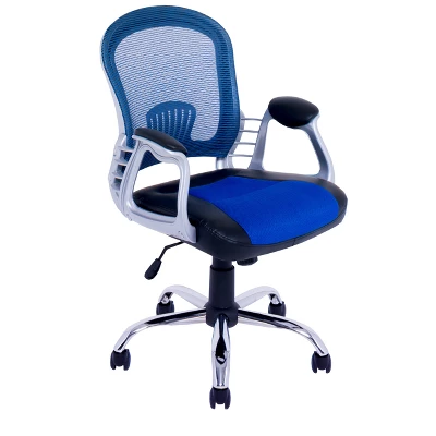 Workspace Executive Office Chair Leatherette And Mesh - CorLiving - Image 9