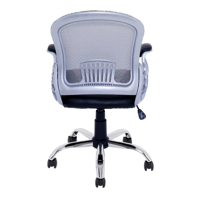 Workspace Executive Office Chair Leatherette And Mesh - CorLiving - Image 4