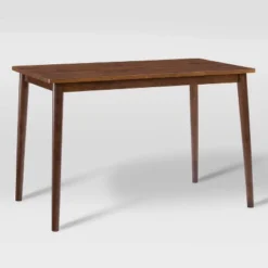 Branson Wood Dining Table Walnut Stain - CorLiving