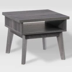 Hollywood Side Table Dark Gray - CorLiving