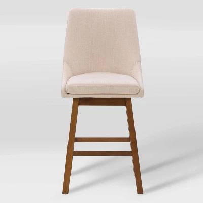 Set Of 2 Boston Formed Back Fabric Barstools - CorLiving - Image 2