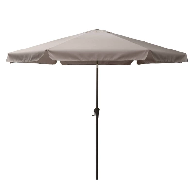 10' Tilting Market Patio Umbrella With Side Flaps - CorLiving - Image 9
