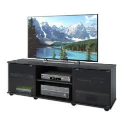 Flat Panel TV Stand For TVs Up To 64" Ravenwood Black - CorLiving