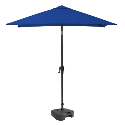 9' Square Titling Market Patio Umbrella With Base - CorLiving - Image 7