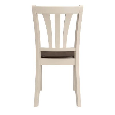 Set Of 2 Dining Chairs Cream - CorLiving