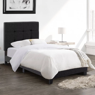 Ellery Fabric Tufted Bed - CorLiving - Image 11