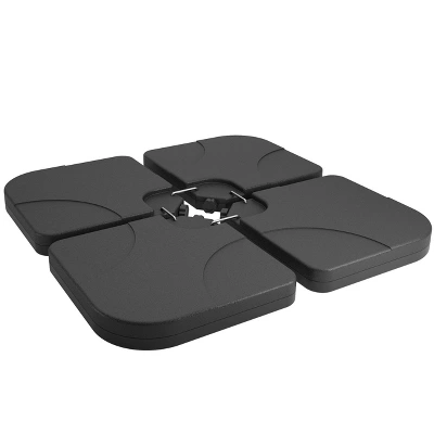 150lbs Square Patio Umbrella Base Weights Gray - CorLiving - Image 3