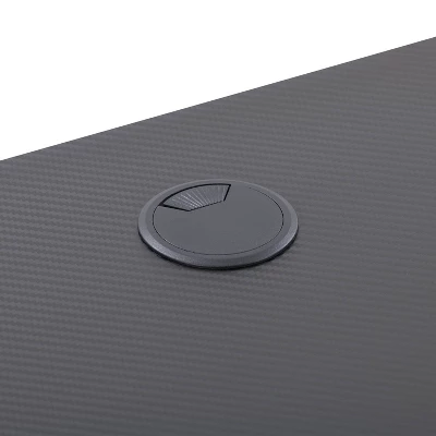 Conqueror Gaming Desk Black And Red - CorLiving - Image 7