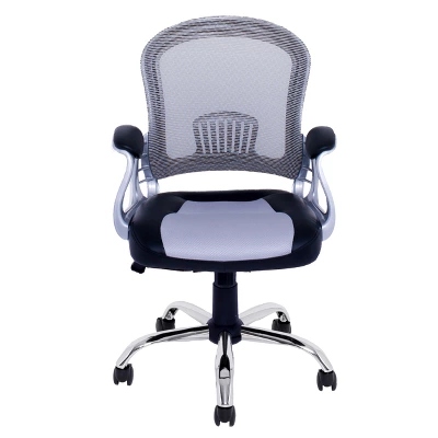 Workspace Executive Office Chair Leatherette And Mesh - CorLiving - Image 3