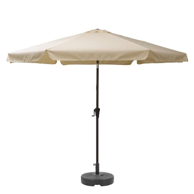 10' Tilting Market Patio Umbrella With Base - CorLiving - Image 11