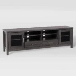 Hollywood TV Stand For TVs Up To 80" Dark Gray - CorLiving