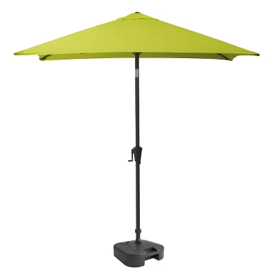 9' Square Titling Market Patio Umbrella With Base - CorLiving - Image 10