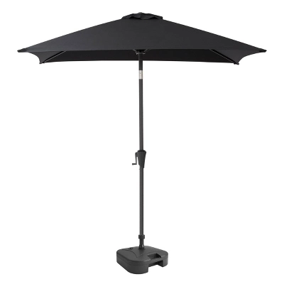 9' Square Titling Market Patio Umbrella With Base - CorLiving - Image 6