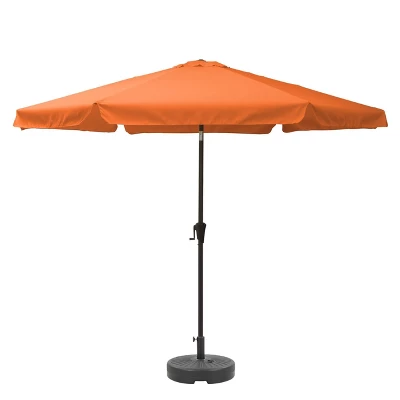 10' Tilting Market Patio Umbrella With Base - CorLiving - Image 8