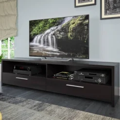 Fernbrook TV Stand For TVs Up To 85" Black - CorLiving