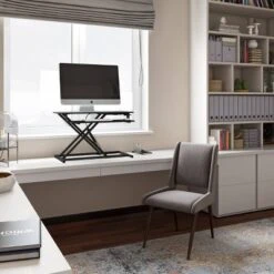 Sit-Stand Converter Desk Black - CorLiving