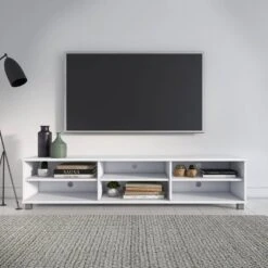 Hollywood TV Stand For TVs Up To 85" White - CorLiving