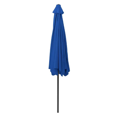 10' Tilting Market Patio Umbrella With Side Flaps - CorLiving - Image 4
