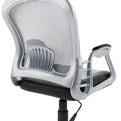 Workspace Executive Office Chair Leatherette And Mesh - CorLiving - Image 5