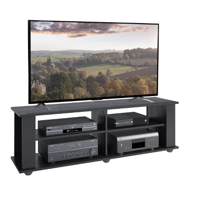 Flat Panel TV Stand For TVs Up To 68" Ravenwood Black - CorLiving - Image 3