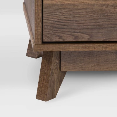 Hollywood Wood Grain TV Stand For TVs Up To 85" With Drawers - CorLiving - Image 10