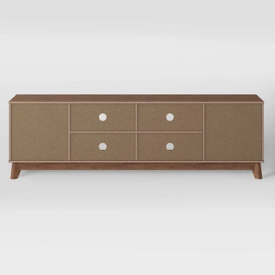 Hollywood Wood Grain TV Stand For TVs Up To 85" With Drawers - CorLiving - Image 6