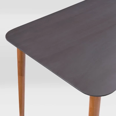 Alpine Two-Toned Dining Table Gray/Cherry Red - CorLiving - Image 5