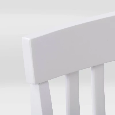 7pc Michigan Two-Tone Wood Dining Set Gray/White - CorLiving - Image 5