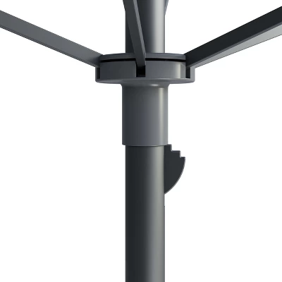 7.5' X 7.5' UV And Wind Resistant Beach/Patio Umbrella Warm White - CorLiving - Image 2