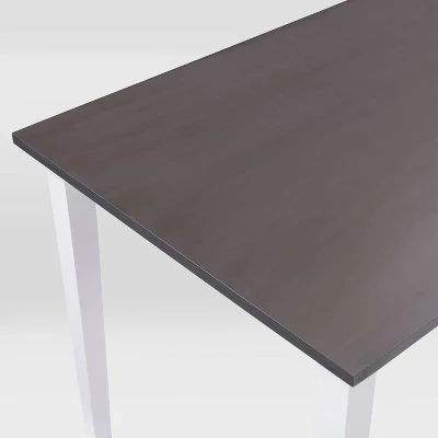 7pc Michigan Two-Tone Wood Dining Set Gray/White - CorLiving - Image 4