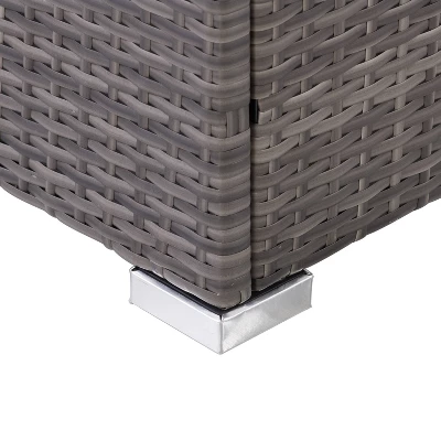 Parksville Square Patio Coffee Table - Gray - CorLiving - Image 3